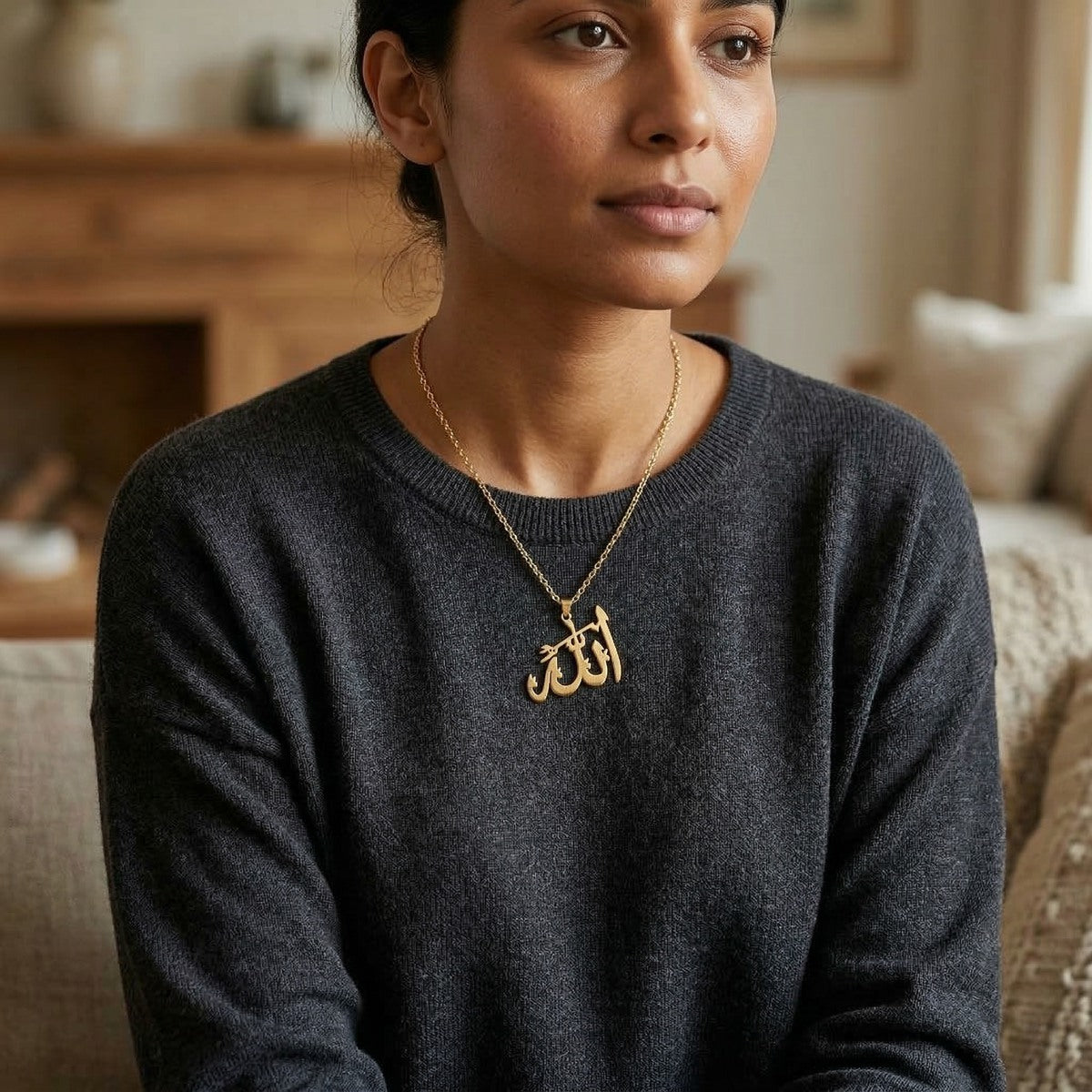 قلادة الله العربية مجوهرات