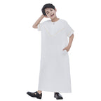 ثوب عربي للأطفال الصغار في الشرق الأوسط، كم قصير #26T890