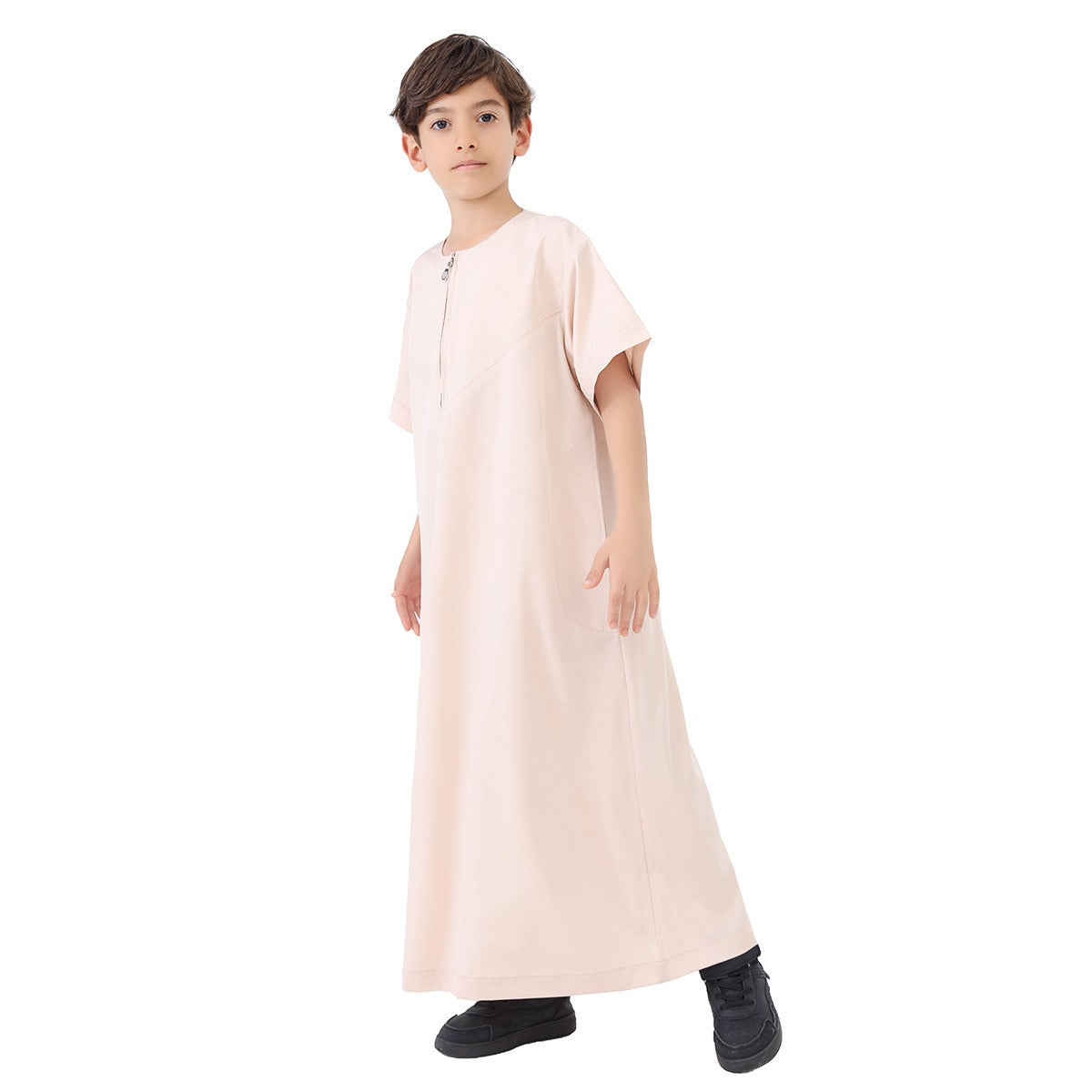 ثوب أولاد عربي شرق أوسطي بأكمام قصيرة #26T888