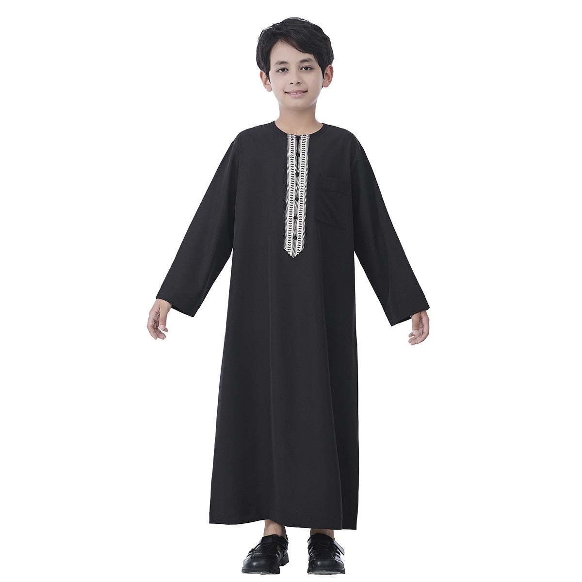ثوب عربي للأطفال للأولاد في الشرق الأوسط مع زخرفة #26T889