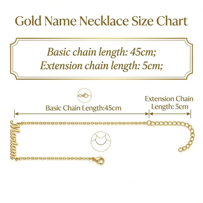 قلادة اسم شخصية - عربي وإنجليزي #Q2