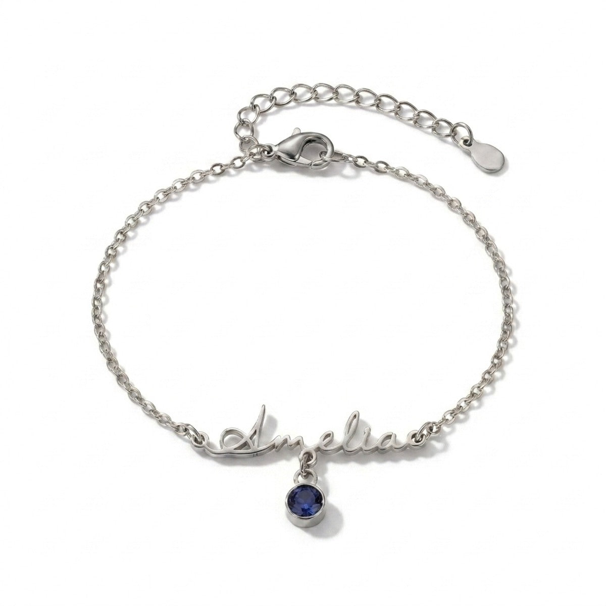 Custom Birthstone Bracelet Jewelry With Name #BC6