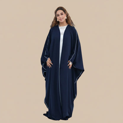 Muslim Women Nida Cardigan Open Abaya Dress - Modest Fashion - #261193