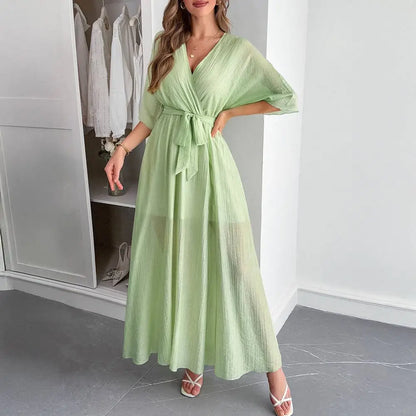 فستان خصر مطبوع رقم 252393