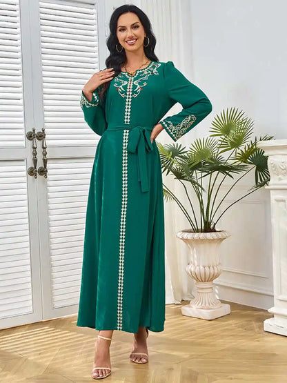 Eid Dress Embroidery Caftan Kaftan Dress #25256