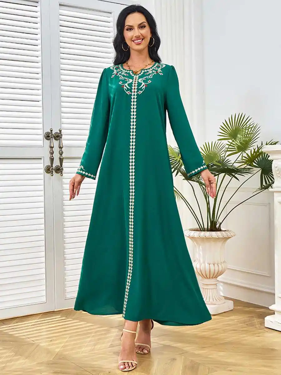 Eid Dress Embroidery Caftan Kaftan Dress #25256