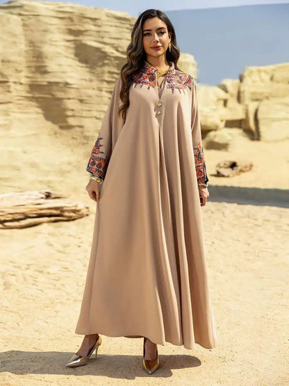 Embroidery Caftan Kaftan Dress Jalabiya For Eid And Wedding #25467