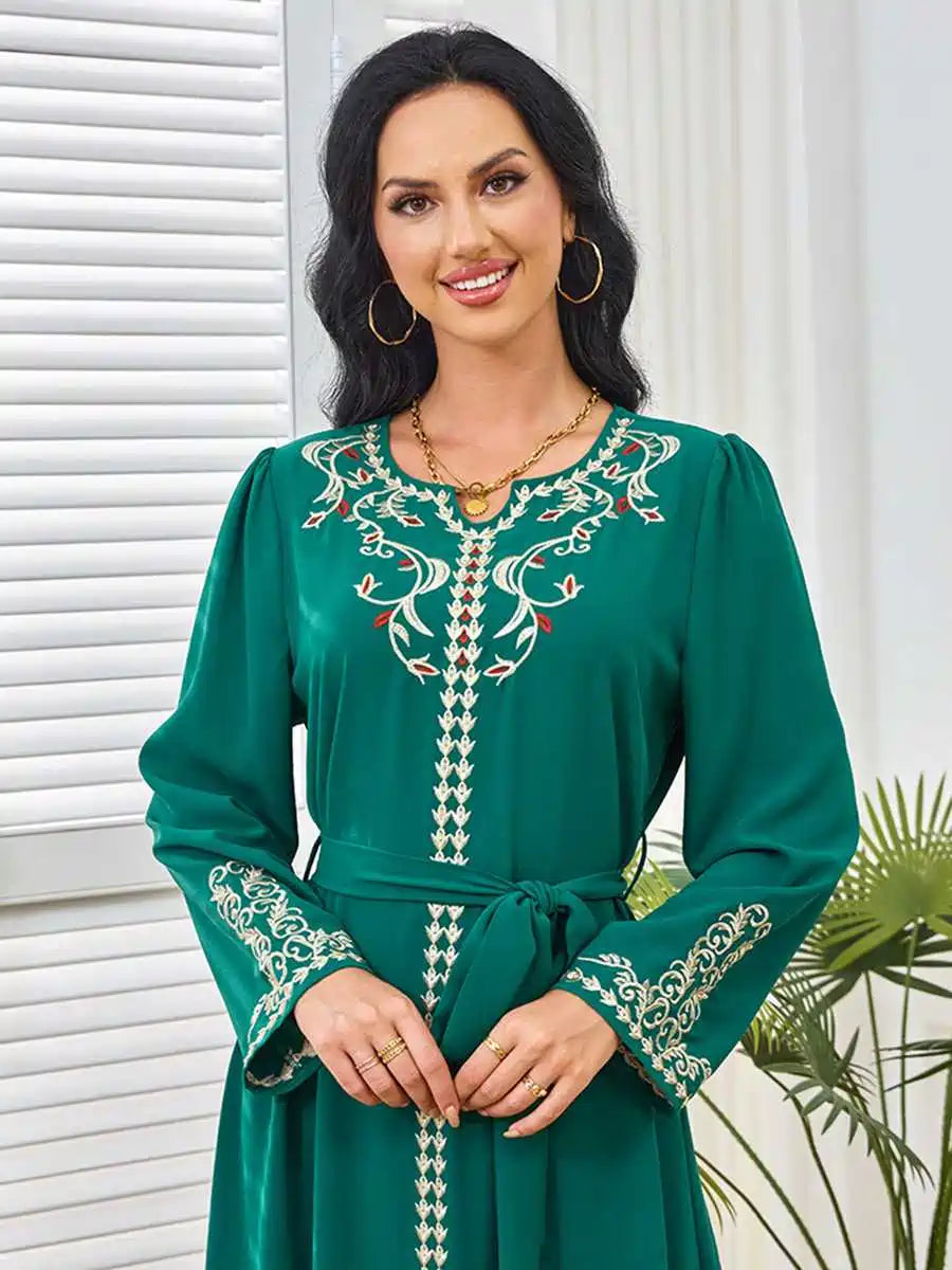 Eid Dress Embroidery Caftan Kaftan Dress #25256