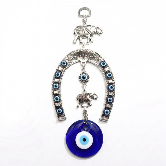 Blue Evil Eye Decor Wall Hanging Ornament Door Hanger Home Protection #EBE23