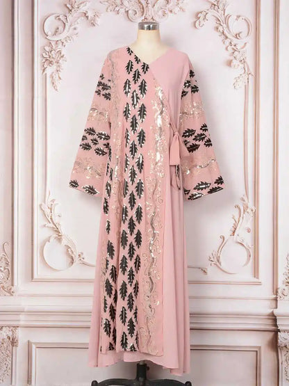 فستان العيد قفطان ترتر عربي قفطان #25M487