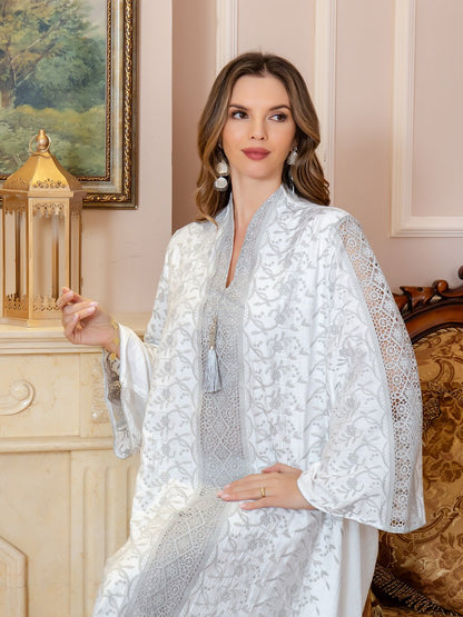Embroidery Eid Dress Caftan Kaftan Jalabiya #26165