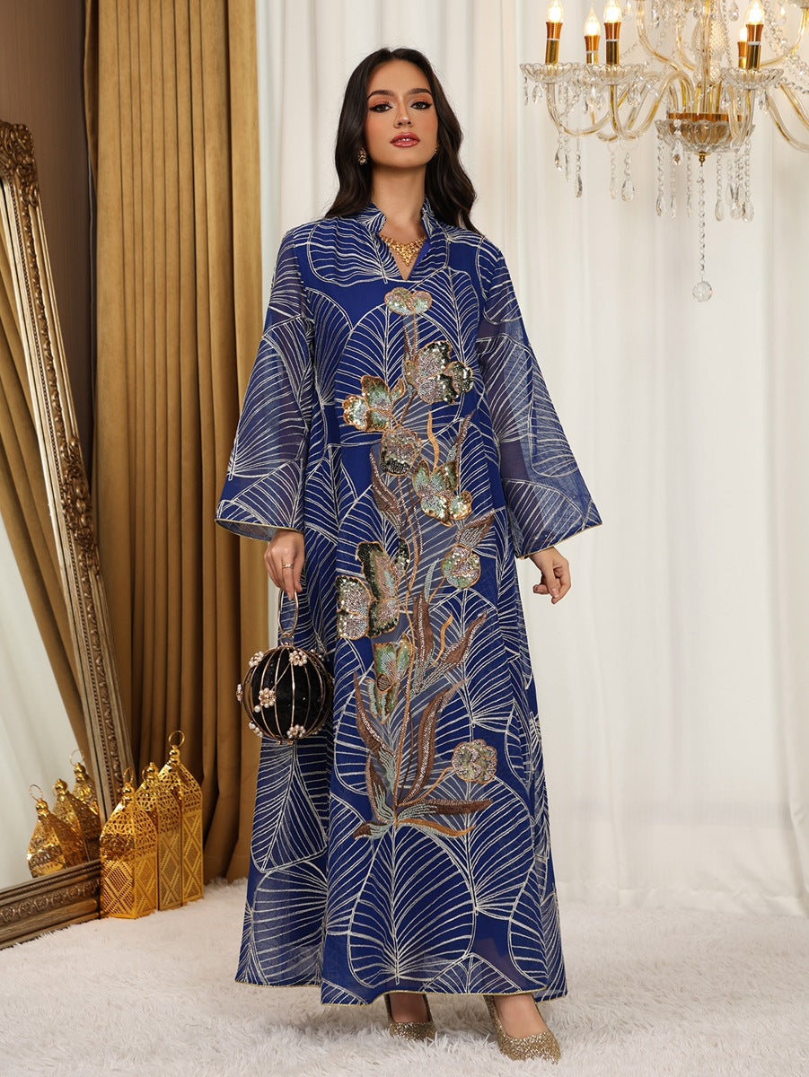 Eid Dress Embroidery Caftan Kaftan Dress #25485