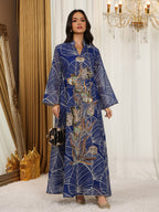 Eid Dress Embroidery Caftan Kaftan Dress #25485