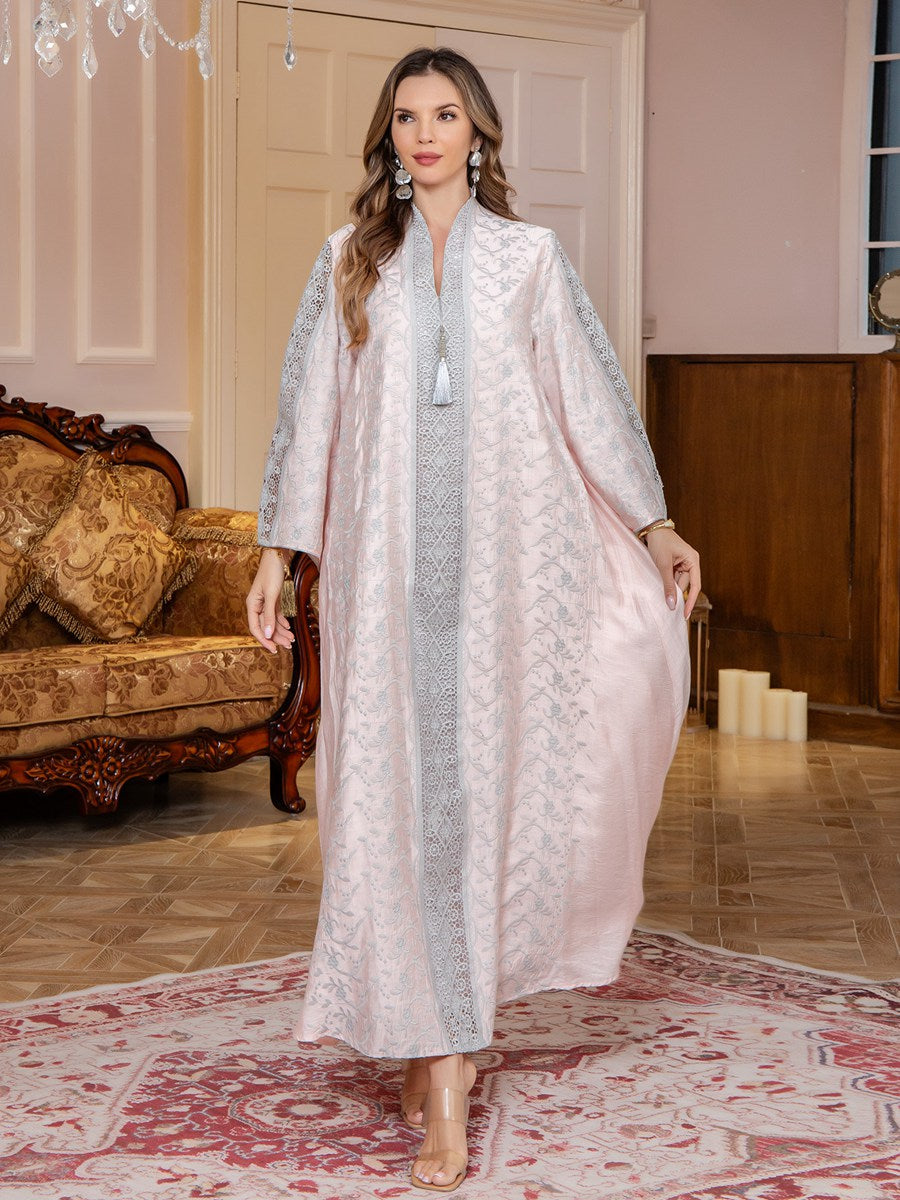 Embroidery Eid Dress Caftan Kaftan Jalabiya #26165