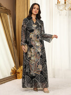 Eid Dress Embroidery Caftan Kaftan Dress #25485