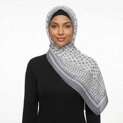 20 Colors Options Chiffon Keffiyeh Palestine Hijab For Women
