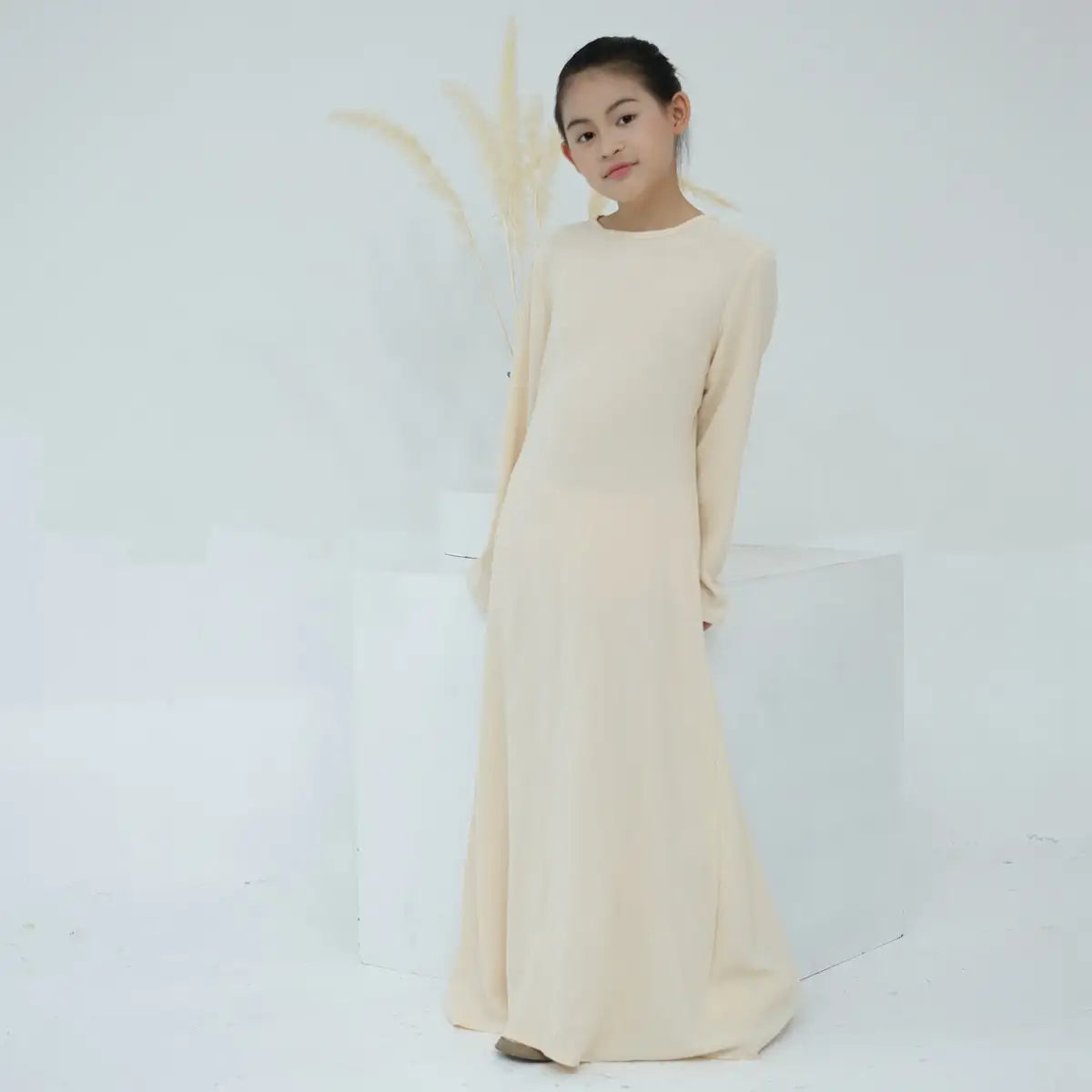 Middle East Arab Kid Girl Abaya Inner Dress Underdress
