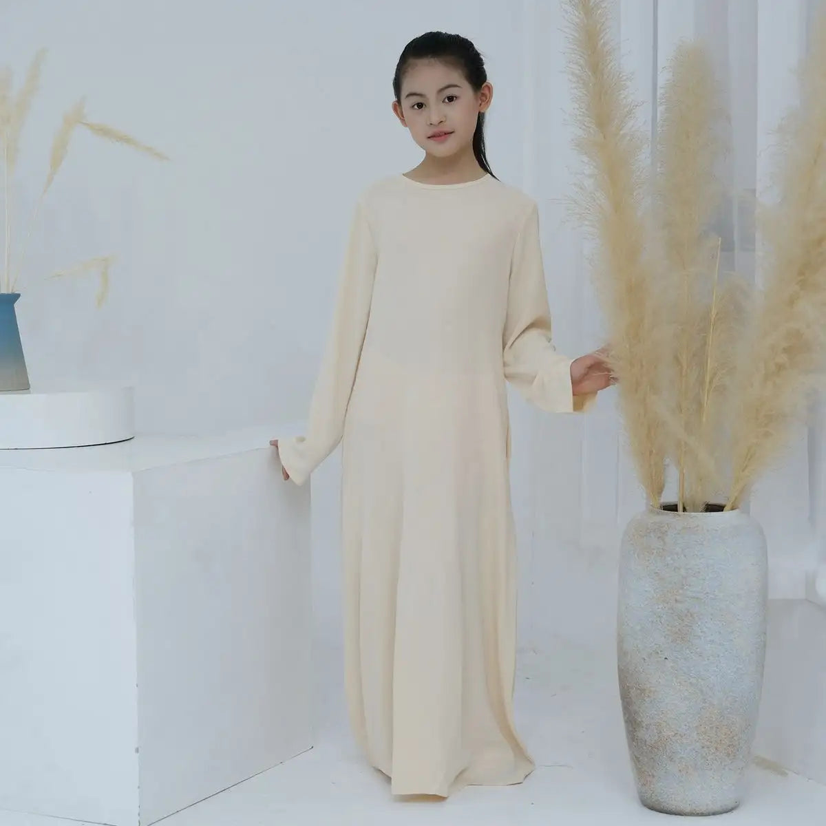 Middle East Arab Kid Girl Abaya Inner Dress Underdress