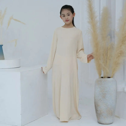 Middle East Arab Kid Girl Abaya Inner Dress Underdress