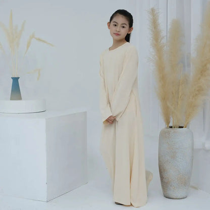 Middle East Arab Kid Girl Abaya Inner Dress Underdress
