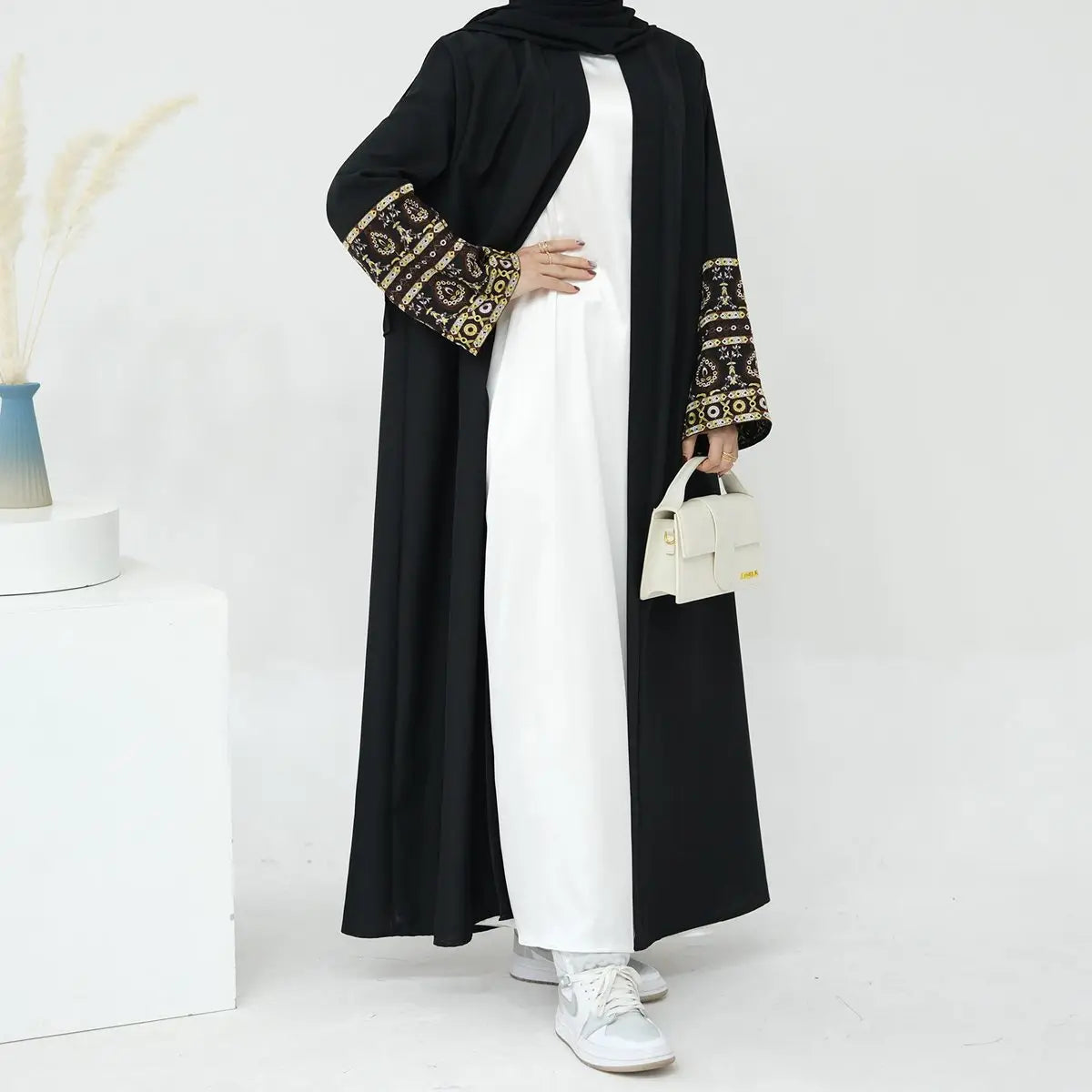 Beige, Black