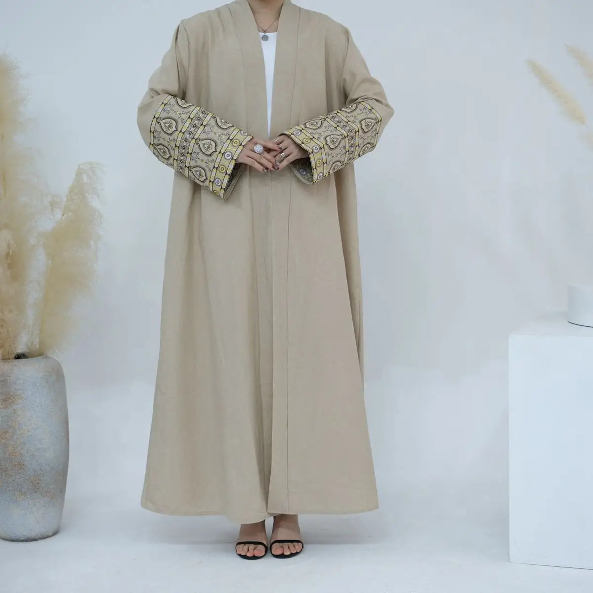 Beige, Black