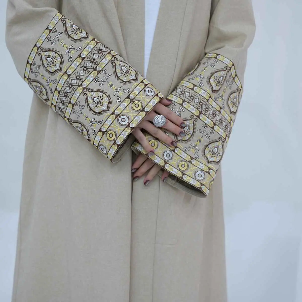 Beige, Black