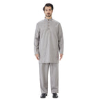 2 Pieces Set Muslim Arab Men Clothing Tops And Pants Suit Set #26T850