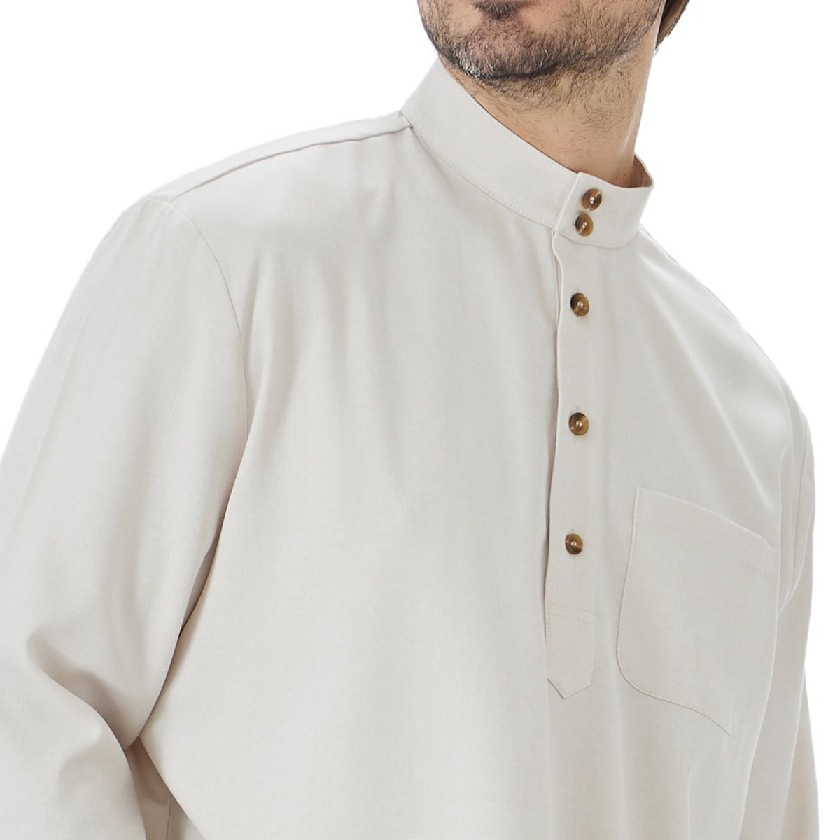 2 Pieces Set Muslim Arab Men Clothing Tops And Pants Suit Set #26T850