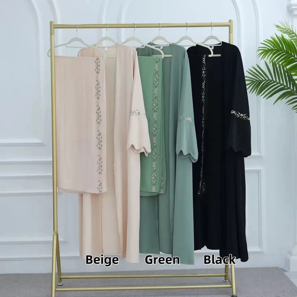 Black, Green, Apricot