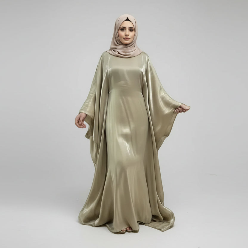 Affordable Sparkling Abaya Dress - 20 Color Options