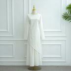 Muslim Women 2 Pieces Set Tops And Skirt Suit Set #251100