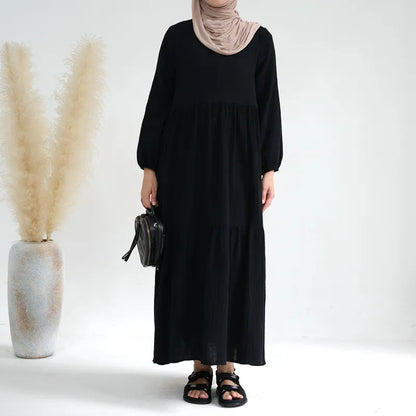 Muslim Women Winter Fall Abaya Dress
