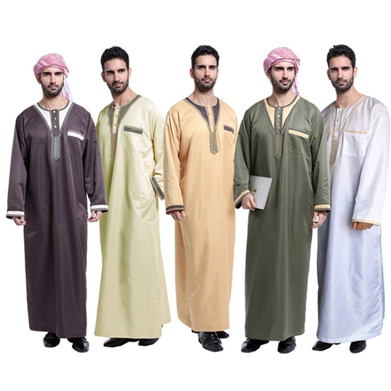 Middle East Clothing Arabic Men Thobe