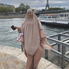 Muslim Women Long Khimar Overhead