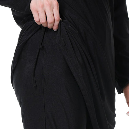 طقم ملابس سباحة إسلامية بوركيني للنساء المسلمات العربيات مقاسات كبيرة 3XL-8XL، مكون من 3 قطع