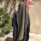 Muslim Women Long Khimar Overhead