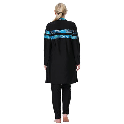 ملابس سباحة بوركيني حلال للنساء المسلمات بمقاسات كبيرة من 3XL إلى 8XL