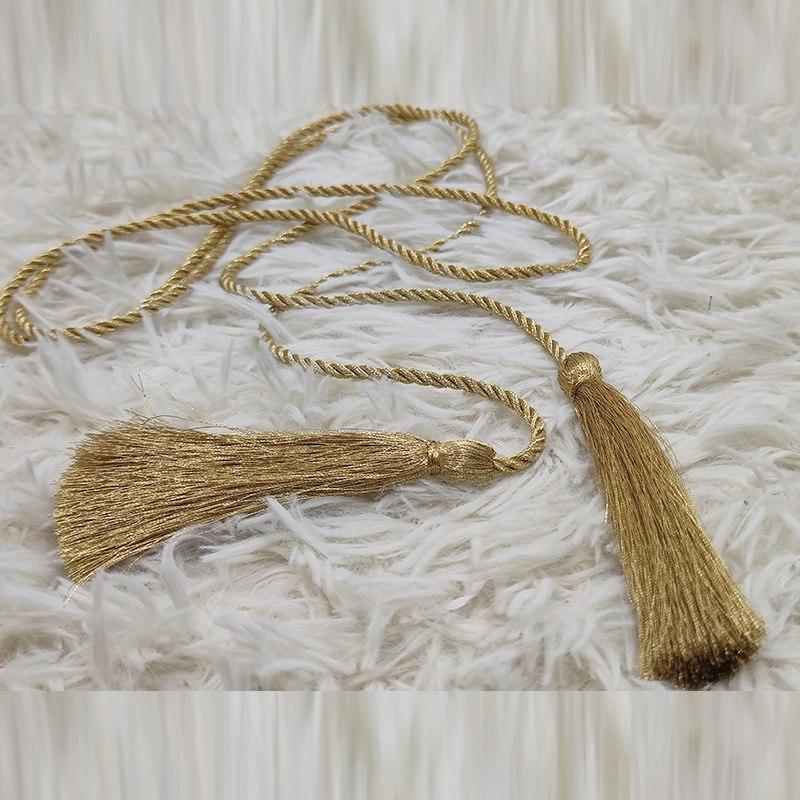 Waist Tassels Belt For Muslim Clothing Abaya And Kaftan Dress
