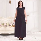 Muslim Women Abaya Under Sleeveless Satin Inner Slip Dress Underdress