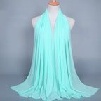 35 Color Options Muslim Women Chiffon Hijab Scarf