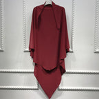 Muslim Women Long Khimar Overhead