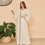 Eid Dress 11 Color Options Middle East Turkish Moroccan Women Bronzing Luxury Caftan Kaftan Dress