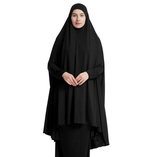 10 Color Options Muslim Women Sleeved Jilbab