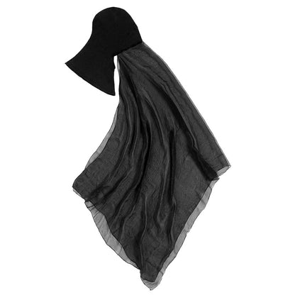 Chiffon Hijab Scarf Set With Underscarf Cap