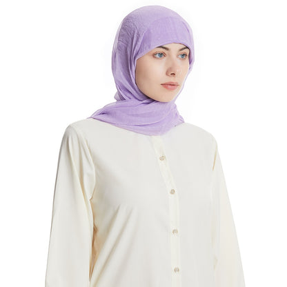 Chiffon Hijab Scarf Set With Underscarf Cap