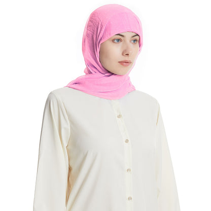 Chiffon Hijab Scarf Set With Underscarf Cap