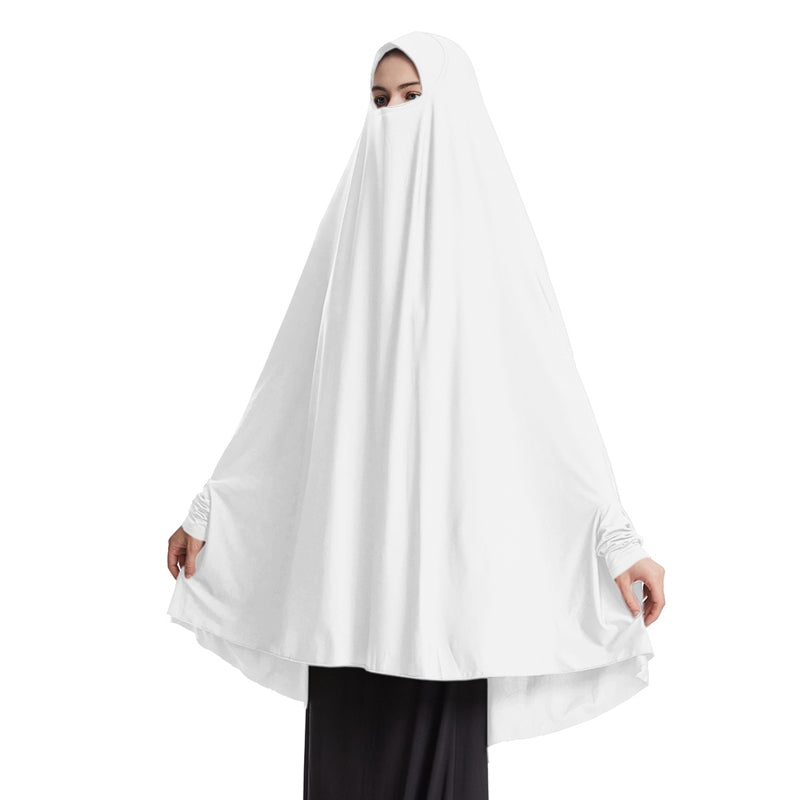 10 Color Options Jilbab Sleeved